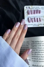 Kedi Gözü Kısa Küt 10 Adet Takma Tırnak Seti T002 - Görsel 2