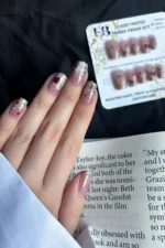 Kedi Gözü Kısa Küt 10 Adet Takma Tırnak Seti T019 - Görsel 4