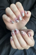 Kedi Gözü Kısa Küt 10 Adet Takma Tırnak Seti T019 - Görsel 6