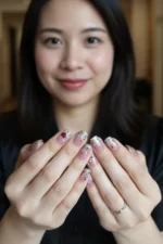 Kedi Gözü Kısa Küt 10 Adet Takma Tırnak Seti T019 - Görsel 8