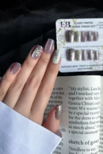 Kedi Gözü Kısa Küt 10 Adet Takma Tırnak Seti T021