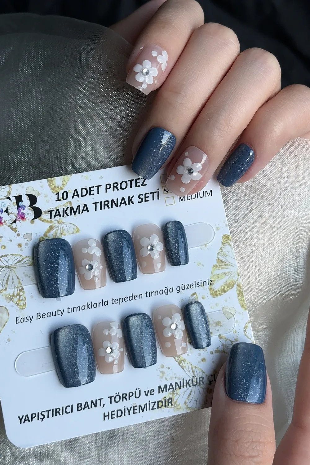 kedi-gozu-medium-beden-kisa-kut-10-adet-takma-tirnak-seti-t048-1 Kedi Gözü Kısa Küt 10 Adet Takma Tırnak Seti T048 - Görsel 1