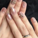 Kedi Gözü Kısa Küt 10 Adet Takma Tırnak Seti T061