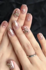 Kedi Gözü Kısa Küt 10 Adet Takma Tırnak Seti T061