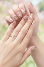 Kedi Gözü Kısa Küt 10 Adet Takma Tırnak Seti T061 - Görsel 7