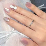 Kedi Gözü Kısa Küt 10 Adet Takma Tırnak Seti T092