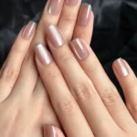 Kedi Gözü Kısa Küt 10 Adet Takma Tırnak Seti T098