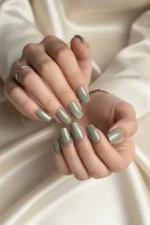 Kedi Gözü Kısa Küt 10 Adet Takma Tırnak Seti T130 - Görsel 8