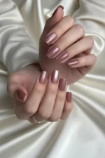 Kedi Gözü Kısa Küt 10 Adet Takma Tırnak Seti T132 - Görsel 7