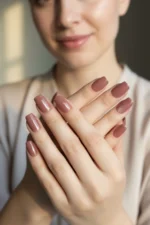 Kedi Gözü Kısa Küt 10 Adet Takma Tırnak Seti T132 - Görsel 8