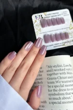 Kedi Gözü Kısa Küt 10 Adet Takma Tırnak Seti T133 - Görsel 3