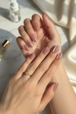 Kedi Gözü Kısa Küt 10 Adet Takma Tırnak Seti T228 - Görsel 6