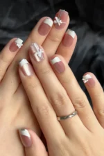 Kedi Gözü Kısa Küt 10 Adet Takma Tırnak Seti T232 - Görsel 4