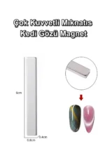 Kedi Gözü Mıknatıs - Çok Kuvvetli Mıknatıs - Cat Eye Magnet - Kalıcı Oje - Buyuk Kare 9