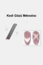 Kedi Gözü Mıknatıs - Çok Kuvvetli Mıknatıs - Cat Eye Magnet - Kalıcı Oje - Buyuk Kare 9 - Görsel 2
