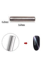 Kedi Gözü Mıknatıs - Çok Kuvvetli Mıknatıs - Cat Eye Magnet - Kalıcı Oje - Kucuk Yuvarlak 7 - Görsel 2