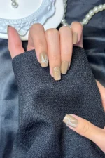 Kedi Gözü Takma Tırnak Seti 10 Adet ve Yapıştırıcı Dahil T124 - Görsel 2