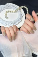 Kedi Gözü Takma Tırnak Seti 10 Adet ve Yapıştırıcı Dahil T124 - Görsel 6