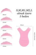 Kirpik Lifting Perması - Lifting Pedi Kirpik Lifting Silikonu L Kıvrım Akıllı Silikon Ped - Görsel 2