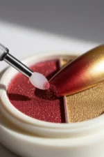 Krom Tozu 2 Renk Nail Art Ayna Tozu İnci Tozu Kullanımı Kolay 5-1 - Görsel 2