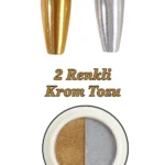Krom Tozu 2 Renk Nail Art Ayna Tozu İnci Tozu Kullanımı Kolay 6-1