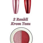 Krom Tozu 2 Renk Nail Art Ayna Tozu İnci Tozu Kullanımı Kolay 7-1