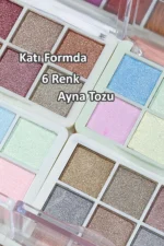 Krom Tozu 6 Renk Nail Art Ayna Tozu İnci Tozu Kullanımı Kolay 02 - Görsel 5