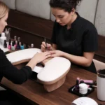 Manikür Sehpası Profesyonel Salon Tipi Kol Dayama Manikür Yastığı