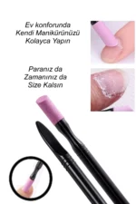 Manikür Törpüsü Kalem Tırnak Eti İtici Manikür Aleti Törpü - Görsel 2