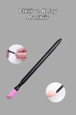 Manikür Törpüsü Kalem Tırnak Eti İtici Manikür Aleti Törpü - Görsel 3