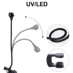 Masa Sabitlemeli Poly Jel Üst Form Tırnak Kurutucu 3W Uv Led Lamba