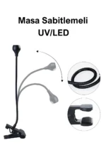 Masa Sabitlemeli Poly Jel Üst Form Tırnak Kurutucu 3W Uv Led Lamba