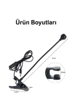 Masa Sabitlemeli Poly Jel Üst Form Tırnak Kurutucu 3W Uv Led Lamba - Görsel 2