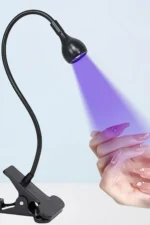 Masa Sabitlemeli Poly Jel Üst Form Tırnak Kurutucu 3W Uv Led Lamba - Görsel 6
