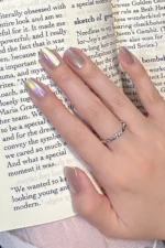 Kedi Gözü Aura 10 Adet Takma Tırnak Seti T017 - Görsel 2