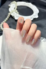 Kedi Gözü Aura 10 Adet Takma Tırnak Seti T017 - Görsel 3