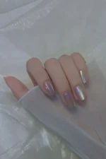 Kedi Gözü Aura 10 Adet Takma Tırnak Seti T017 - Görsel 6