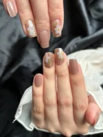 Kedi Gözü Kısa Küt Kahverengi 10 Adet Takma Tırnak Seti T020 - Görsel 3