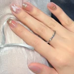 Kısa Küt Altın Kabartmalı 10 Adet Takma Tırnak Seti T102