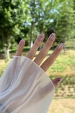 Kısa Takma Tırnak Kedi Gözü Kalp 10 Adet T005 - Görsel 7