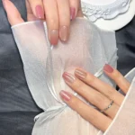 Ombre Kedi Gözü Kısa Küt 10 Adet Takma Tırnak Seti T003