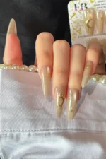 Stiletto Takma Tırnak Kedi Gözü 10 Adet Tırnak T160 - Görsel 5