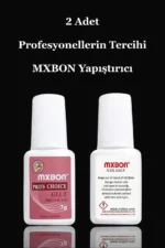 MXBON Profesyonel 7ml Takma Tırnak Yapıştırıcı - Tips Yapıştırıcı - Fırçalı Protez Tırnak Yapıştırıcı