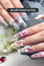 Nail Art Charm Haloween Cadılar Bayramı Silikon Kalıp Nail Art Desen Kalıbı, 3D Silikon Kalıp 31 - Görsel 4