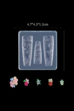 Nail Art Charm Silikon Kalıp Nail Art Desen Kalıbı, Charm Tırnak Süsleme 3D Silikon Kalıp 1