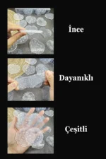 Nail Art Charm Silikon Kalıp Nail Art Desen Kalıbı, Charm Tırnak Süsleme 3D Silikon Kalıp 1 - Görsel 7