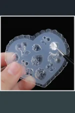 Nail Art Charm Silikon Kalıp Nail Art Desen Kalıbı, Charm Tırnak Süsleme 3D Silikon Kalıp 10 - Görsel 2