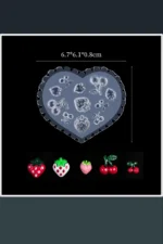 Nail Art Charm Silikon Kalıp Nail Art Desen Kalıbı, Charm Tırnak Süsleme 3D Silikon Kalıp 10 - Görsel 3