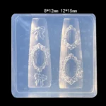 Nail Art Charm Silikon Kalıp Nail Art Desen Kalıbı, Charm Tırnak Süsleme 3D Silikon Kalıp 2