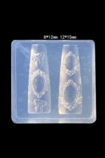 Nail Art Charm Silikon Kalıp Nail Art Desen Kalıbı, Charm Tırnak Süsleme 3D Silikon Kalıp 2